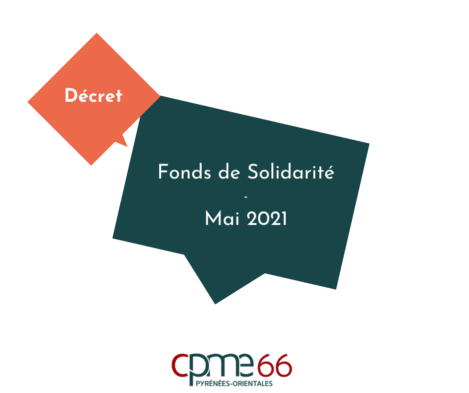 Fonds de solidarité - mai 2021